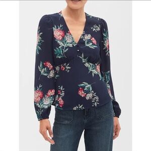 Banana Republic XS Floral Blouse